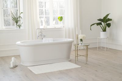 Refinished Bathtub in a Bathroom